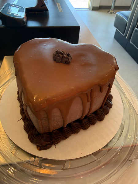 Chocolate ganache heart