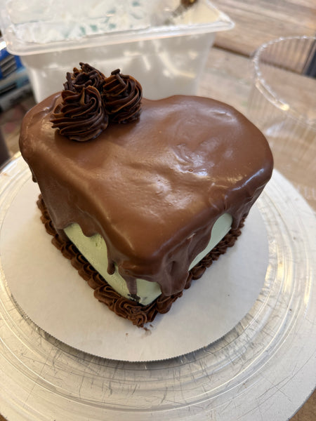 Mint Chip Ganache Heart