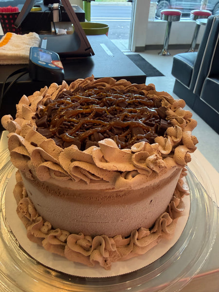 8" - Chocolate w/ Caramel Truffles